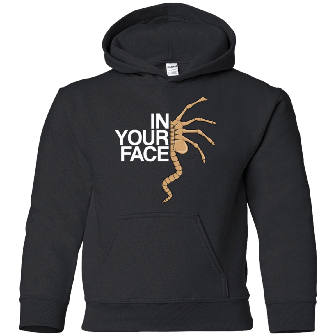 Sweatshirts Black / YS IN YOUR FACE Youth Hoodie
