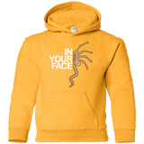 Sweatshirts Gold / YS IN YOUR FACE Youth Hoodie