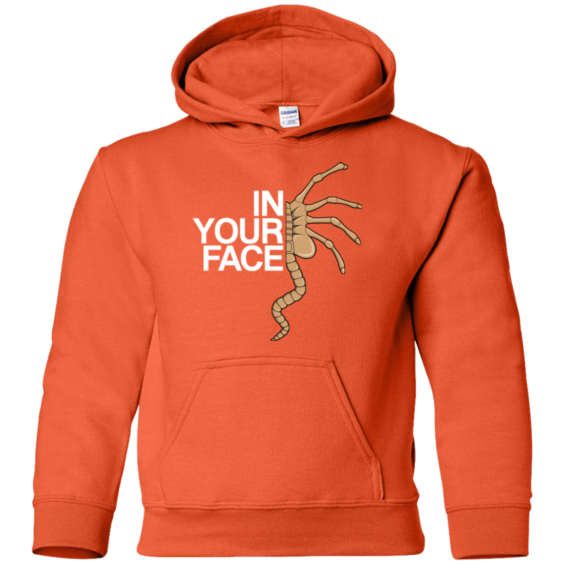 Sweatshirts Orange / YS IN YOUR FACE Youth Hoodie