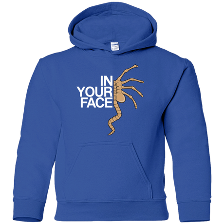 Sweatshirts Royal / YS IN YOUR FACE Youth Hoodie