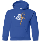 Sweatshirts Royal / YS IN YOUR FACE Youth Hoodie