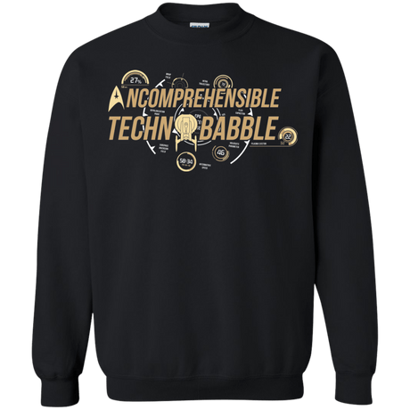 Sweatshirts Black / S Incombrehensible Technobabble Crewneck Sweatshirt