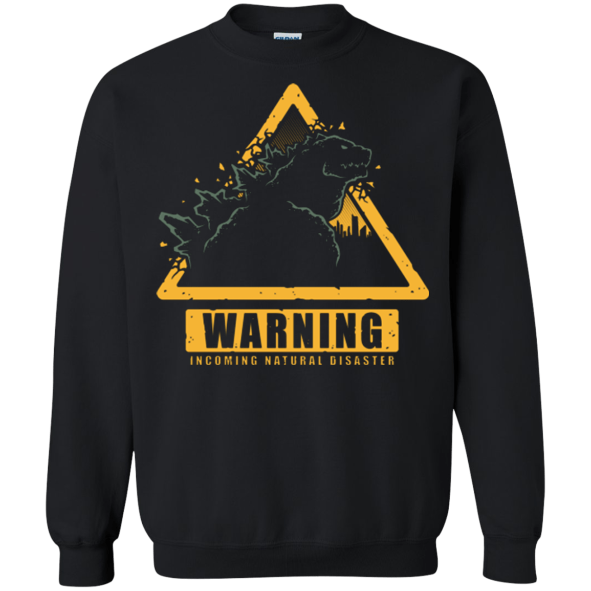 Sweatshirts Black / Small Incoming Natural Disaster Crewneck Sweatshirt