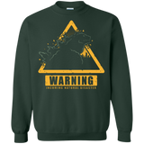 Sweatshirts Forest Green / Small Incoming Natural Disaster Crewneck Sweatshirt