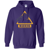 Sweatshirts Purple / Small Incoming Natural Disaster Pullover Hoodie