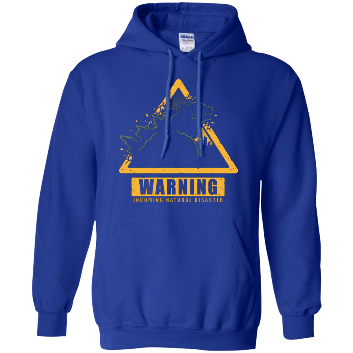 Sweatshirts Royal / Small Incoming Natural Disaster Pullover Hoodie