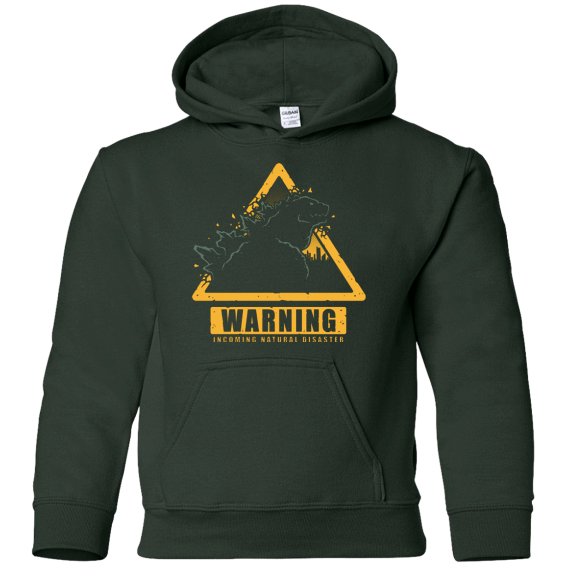Sweatshirts Forest Green / YS Incoming Natural Disaster Youth Hoodie