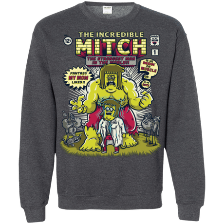 Sweatshirts Dark Heather / Small Incredible Mitch Crewneck Sweatshirt
