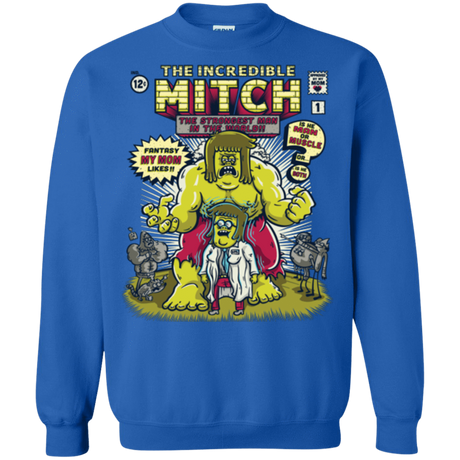 Sweatshirts Royal / Small Incredible Mitch Crewneck Sweatshirt