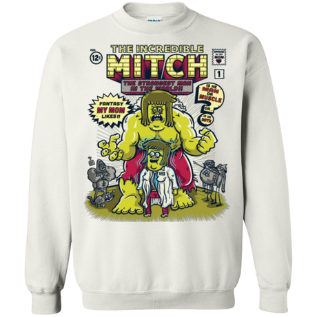 Sweatshirts White / Small Incredible Mitch Crewneck Sweatshirt