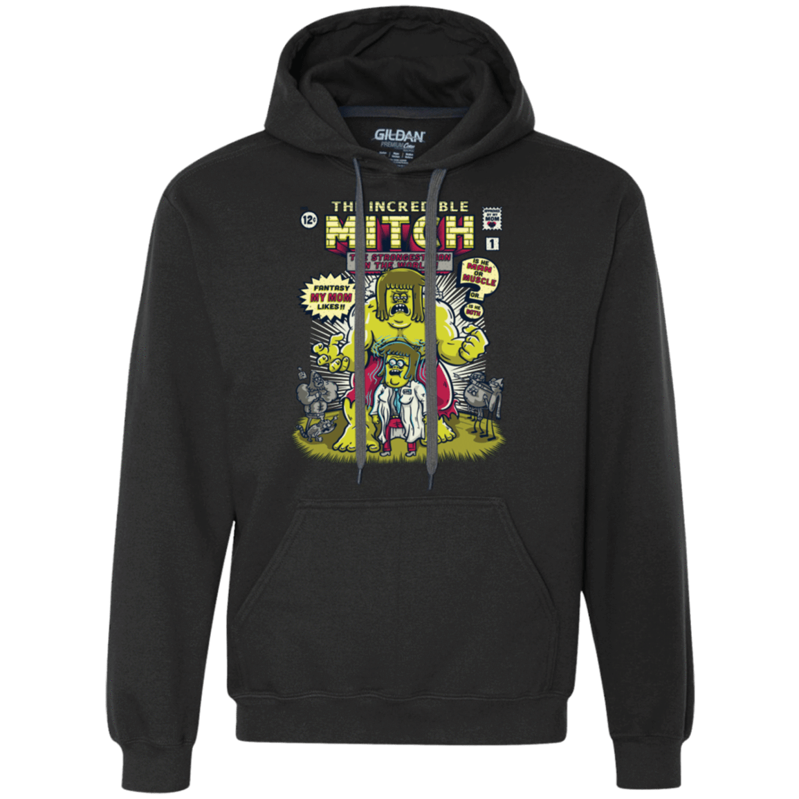 Sweatshirts Black / Small Incredible Mitch Premium Fleece Hoodie