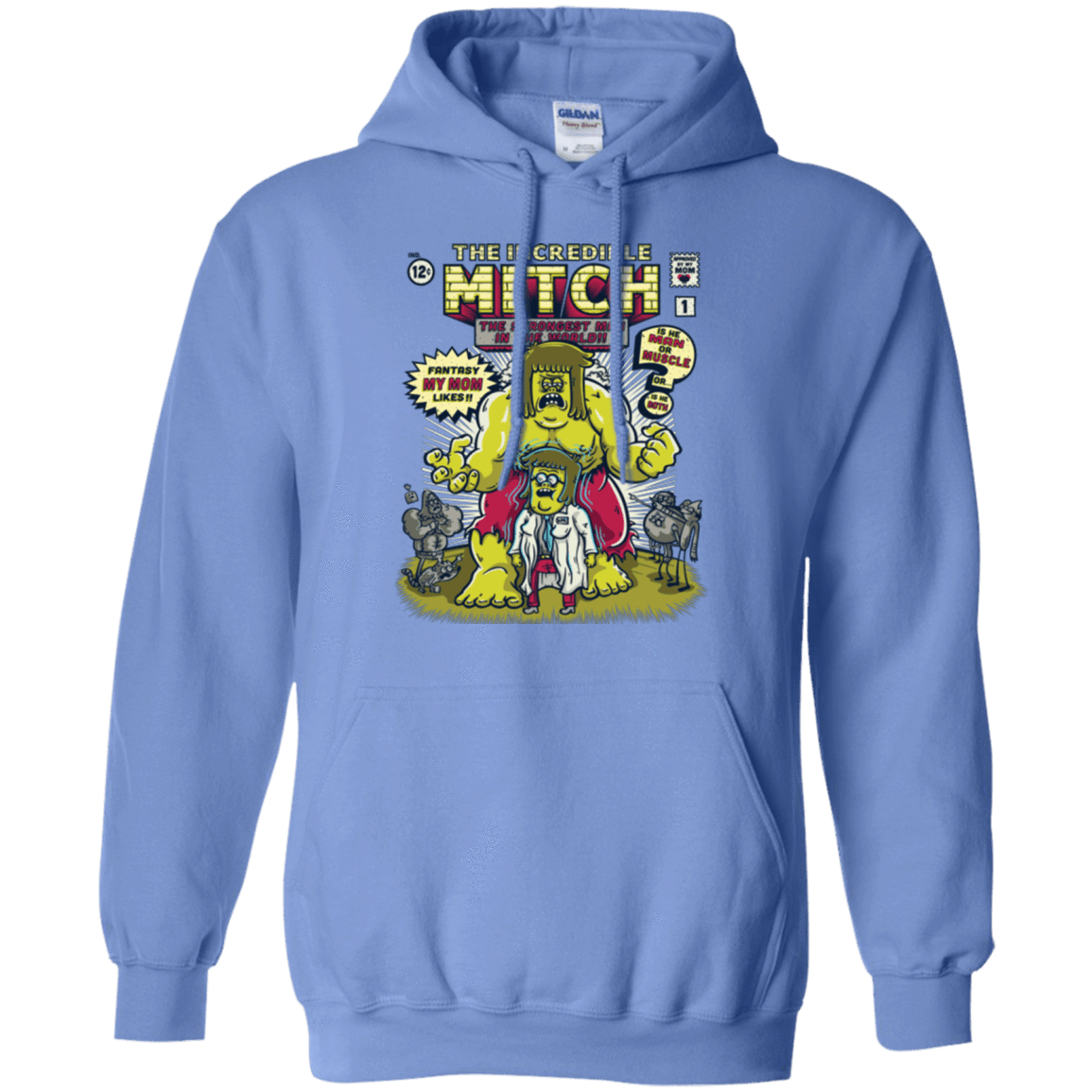 Sweatshirts Carolina Blue / Small Incredible Mitch Pullover Hoodie