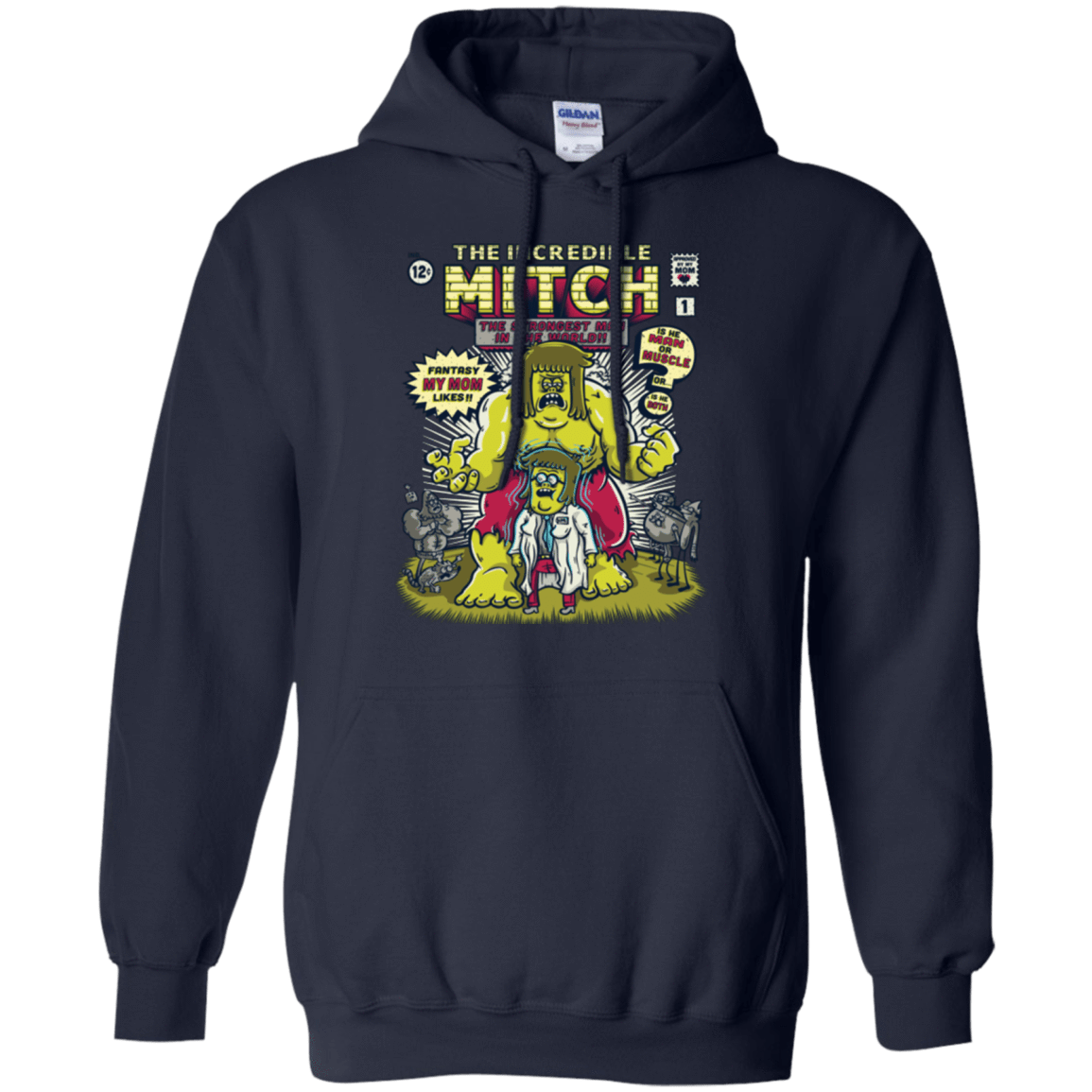 Sweatshirts Navy / Small Incredible Mitch Pullover Hoodie