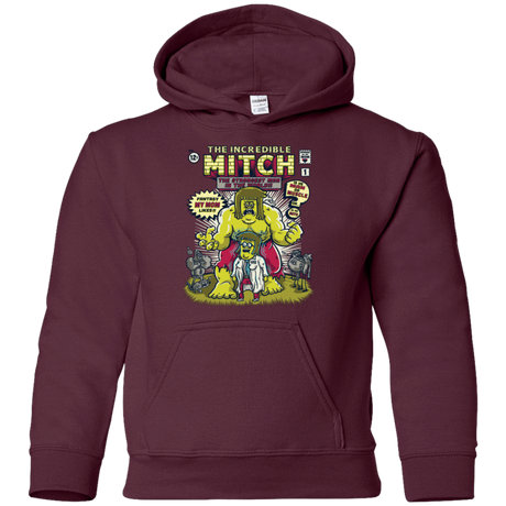 Sweatshirts Maroon / YS Incredible Mitch Youth Hoodie