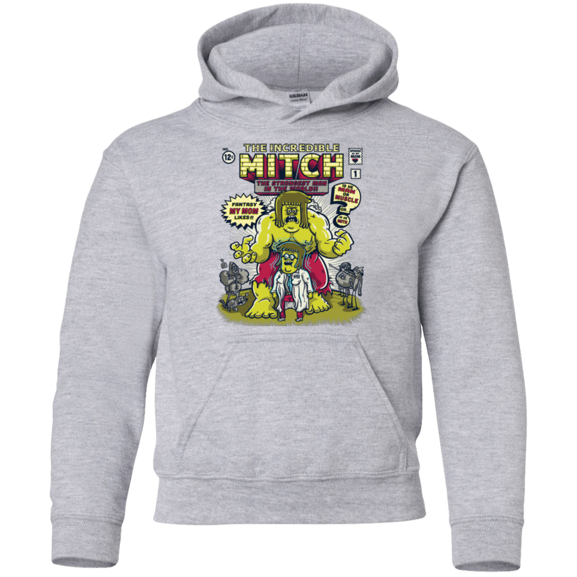 Sweatshirts Sport Grey / YS Incredible Mitch Youth Hoodie