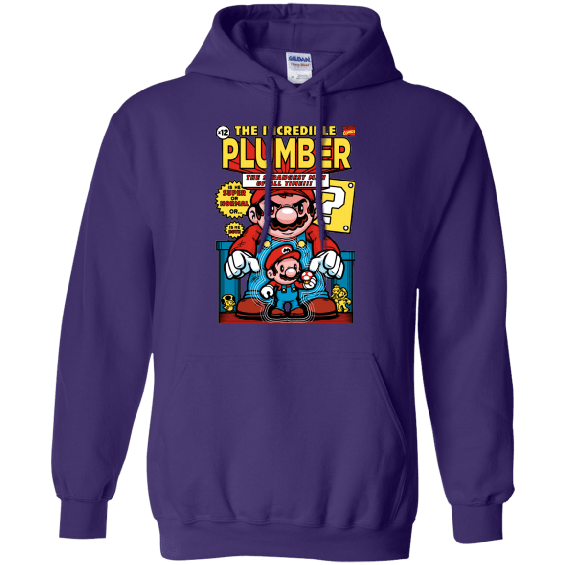 Sweatshirts Purple / Small incredible PLUMBER Pullover Hoodie