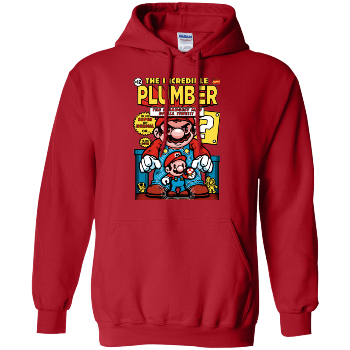 Sweatshirts Red / Small incredible PLUMBER Pullover Hoodie