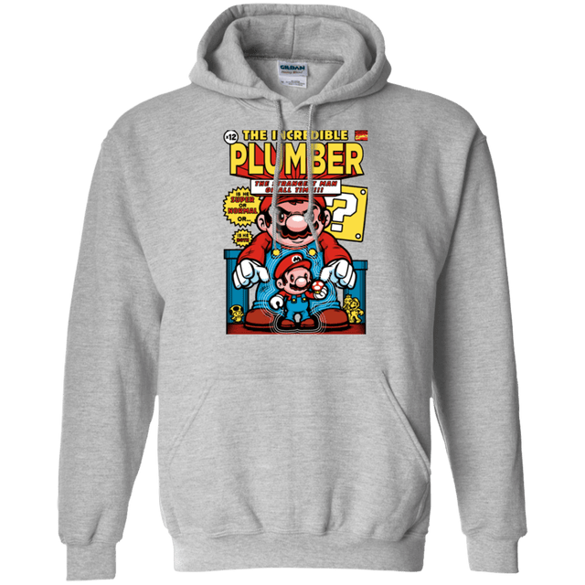 Sweatshirts Sport Grey / Small incredible PLUMBER Pullover Hoodie