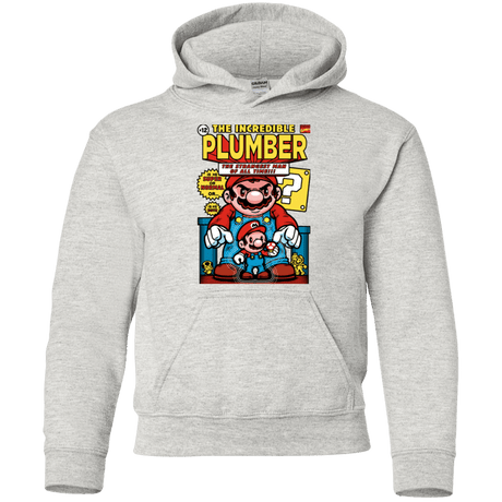 Sweatshirts Ash / YS incredible PLUMBER Youth Hoodie