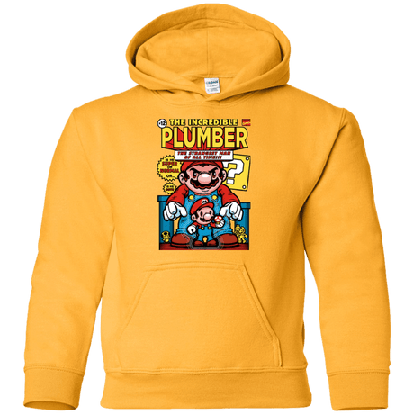 Sweatshirts Gold / YS incredible PLUMBER Youth Hoodie