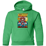 Sweatshirts Irish Green / YS incredible PLUMBER Youth Hoodie