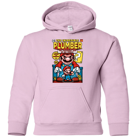 Sweatshirts Light Pink / YS incredible PLUMBER Youth Hoodie