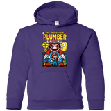 Sweatshirts Purple / YS incredible PLUMBER Youth Hoodie