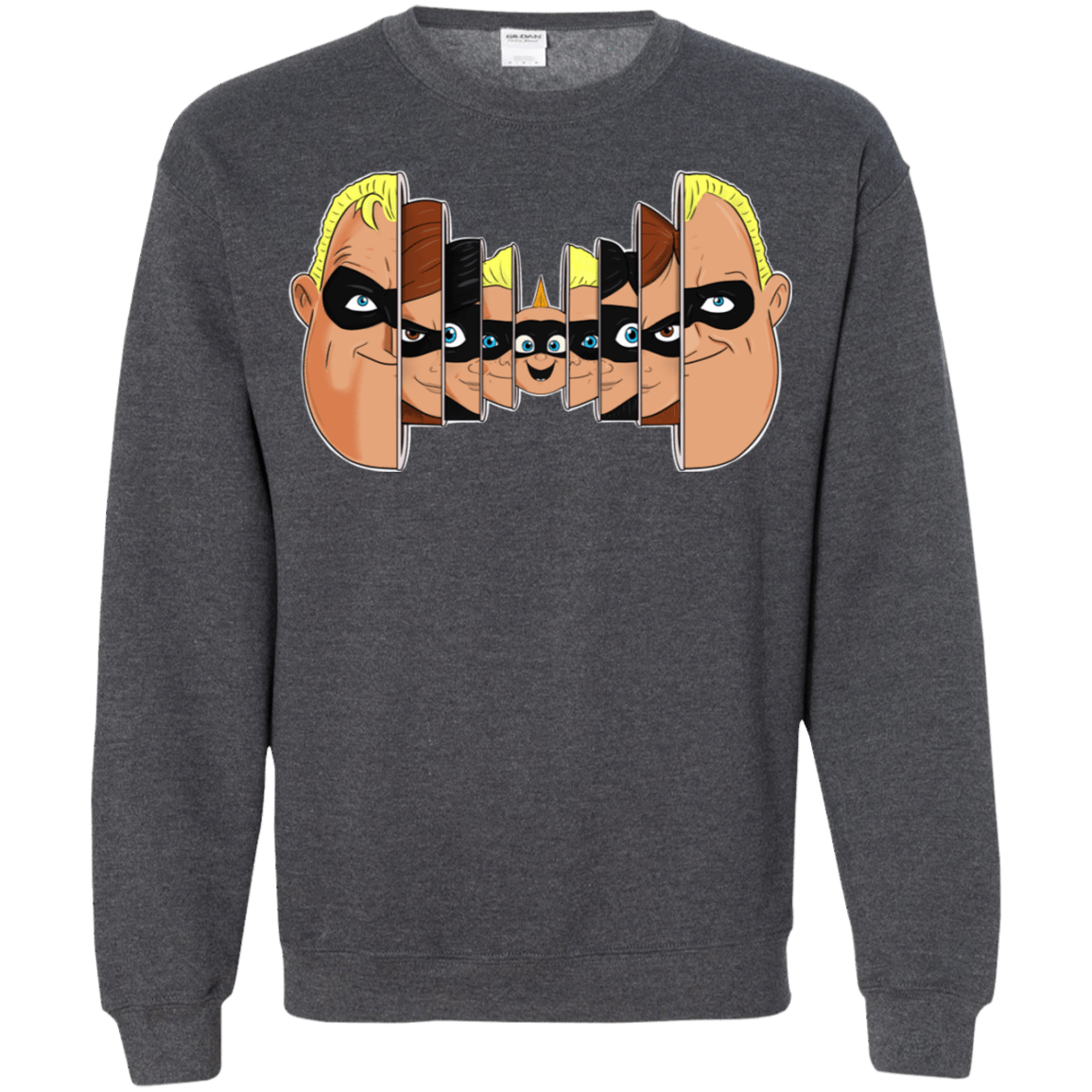Sweatshirts Dark Heather / S Incredibles Crewneck Sweatshirt