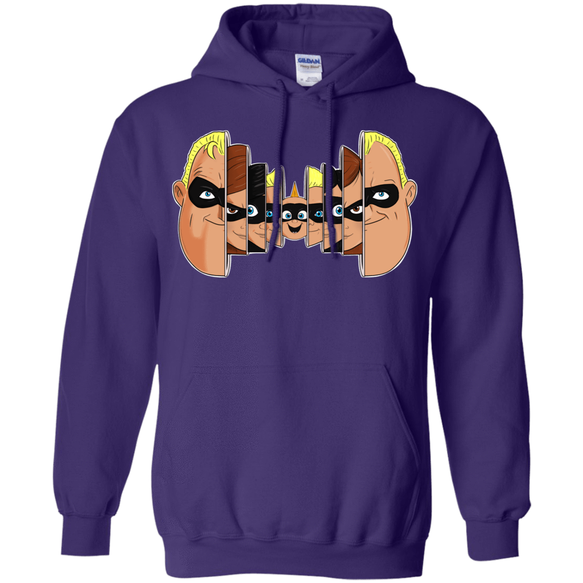 Sweatshirts Purple / S Incredibles Pullover Hoodie