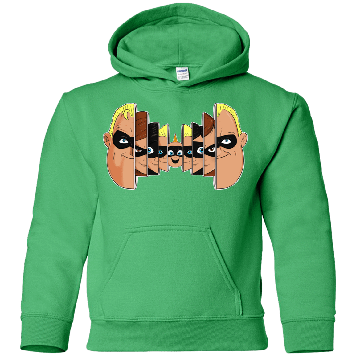 Sweatshirts Irish Green / YS Incredibles Youth Hoodie