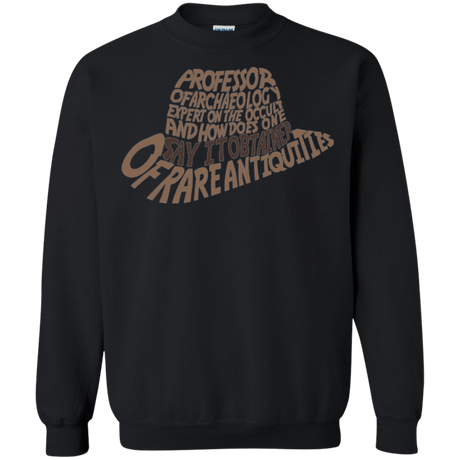 Sweatshirts Black / Small Indiana hat Crewneck Sweatshirt