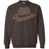 Sweatshirts Dark Chocolate / Small Indiana hat Crewneck Sweatshirt