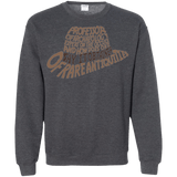 Sweatshirts Dark Heather / Small Indiana hat Crewneck Sweatshirt