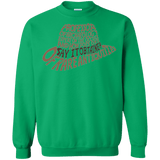 Sweatshirts Irish Green / Small Indiana hat Crewneck Sweatshirt