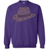 Sweatshirts Purple / Small Indiana hat Crewneck Sweatshirt