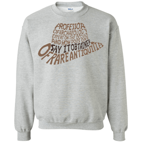 Sweatshirts Sport Grey / Small Indiana hat Crewneck Sweatshirt