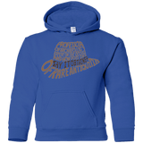 Sweatshirts Royal / YS Indiana hat Youth Hoodie