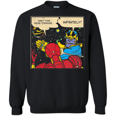 Sweatshirts Black / S INFINITE SLAPS Crewneck Sweatshirt