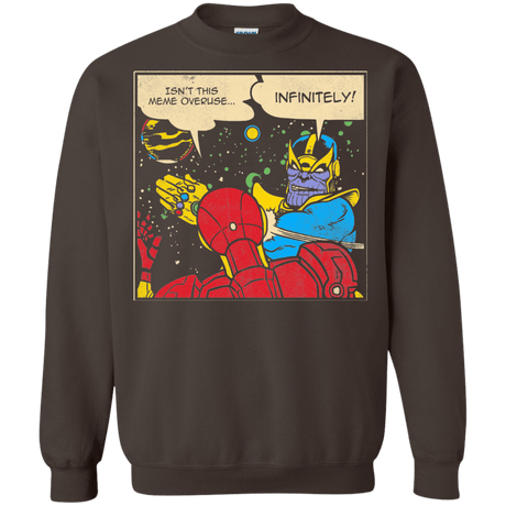 Sweatshirts Dark Chocolate / S INFINITE SLAPS Crewneck Sweatshirt