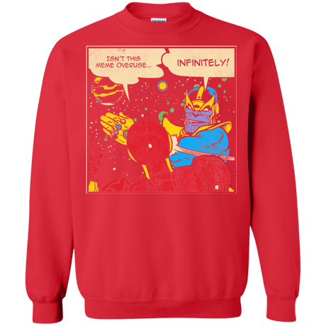 Sweatshirts Red / S INFINITE SLAPS Crewneck Sweatshirt