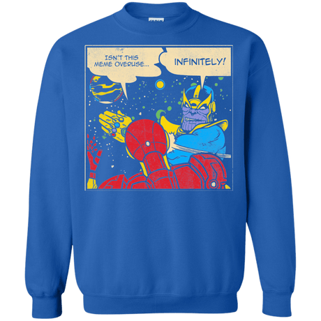 Sweatshirts Royal / S INFINITE SLAPS Crewneck Sweatshirt