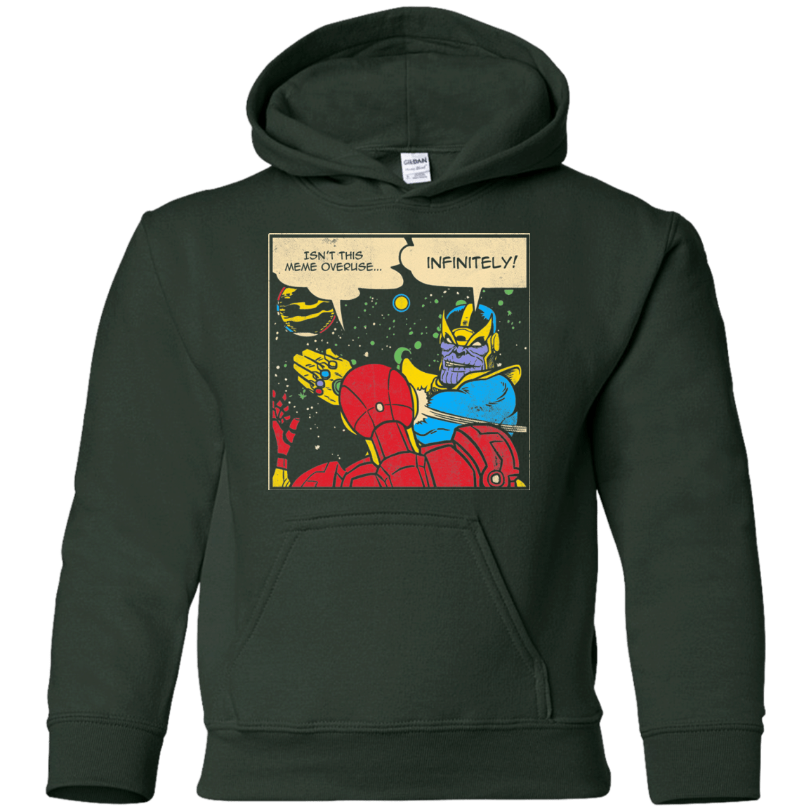 Sweatshirts Forest Green / YS INFINITE SLAPS Youth Hoodie