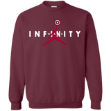 Sweatshirts Maroon / S Infinity Air Crewneck Sweatshirt