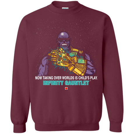 Sweatshirts Maroon / S Infinity Gear Crewneck Sweatshirt