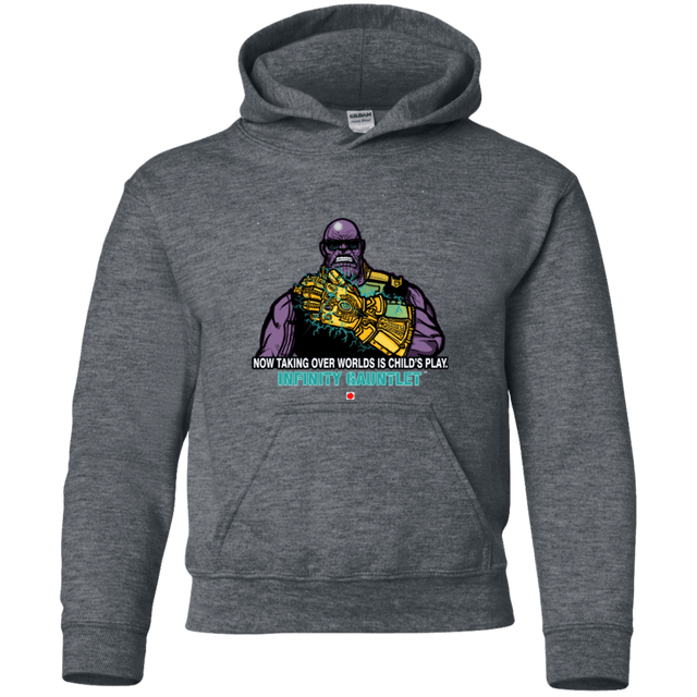 Sweatshirts Dark Heather / YS Infinity Gear Youth Hoodie