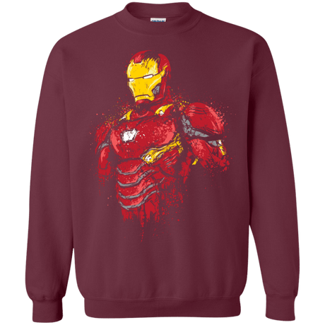 Sweatshirts Maroon / S Infinity Iron Crewneck Sweatshirt
