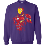 Sweatshirts Purple / S Infinity Iron Crewneck Sweatshirt