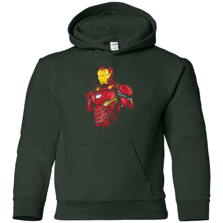 Sweatshirts Forest Green / YS Infinity Iron Youth Hoodie