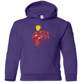 Sweatshirts Purple / YS Infinity Iron Youth Hoodie