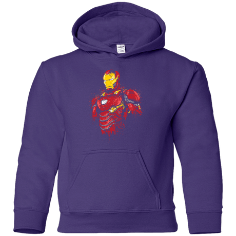 Sweatshirts Purple / YS Infinity Iron Youth Hoodie